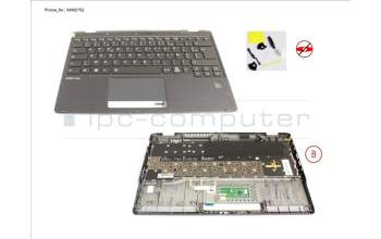 Fujitsu CP826404-XX UPPER ASSY INCL. KEYB FRANCE W/FP