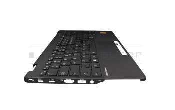 CP827065-XX original Fujitsu keyboard incl. topcase US (english) black/black with backlight