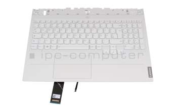 DC33001TR00 original Lenovo keyboard incl. topcase DE (german) white/white with backlight