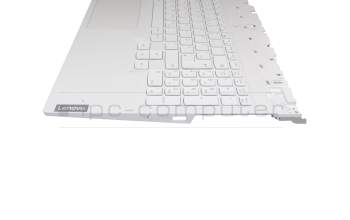 DC33001TR00 original Lenovo keyboard incl. topcase DE (german) white/white with backlight