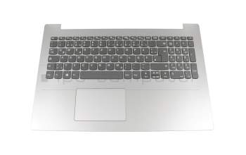 DG521 NBX0001K310 original Lenovo keyboard incl. topcase DE (german) grey/silver