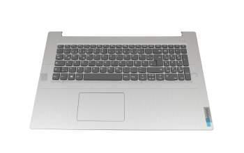 EC1JX000200 original Lenovo keyboard incl. topcase DE (german) grey/silver