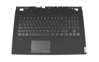 ET1A9000120 original Lenovo keyboard incl. topcase DE (german) black/black with backlight