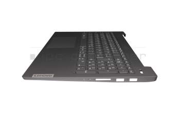 ET1K7000200 original Lenovo keyboard incl. topcase DE (german) grey/grey with backlight