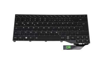 FJM16J26D0JD853 original Fujitsu keyboard DE (german) black with backlight