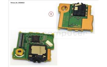 Fujitsu FUJ:CP752548-XX SUB BOARD, AUDIO