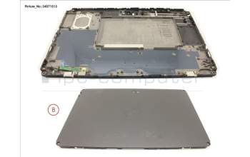 Fujitsu FUJ:CP761956-XX LCD BACK COVER NO FP US (FCC)