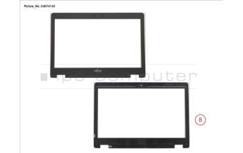 Fujitsu FUJ:CP781798-XX LCD FRONT COVER (FOR HD W/ CAM/MIC)