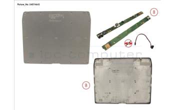 Fujitsu FUJ:CP782817-XX LOWER ASSY FOR KB DOCKING SPAIN (CAIXA)