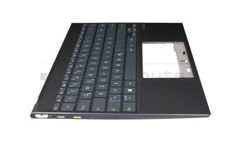 HQ21013183007 original Asus keyboard incl. topcase DE (german) black/black with backlight