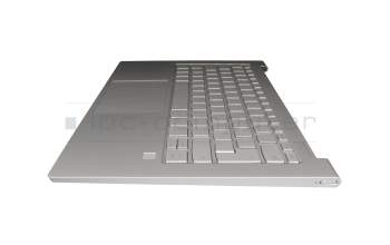 IC30009 L2 original Lenovo keyboard incl. topcase DE (german) silver/silver with backlight