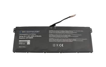 IPC-Computer battery 11.25V (Type AP19B8K) compatible to Acer KT.0030G.F22 with 42Wh