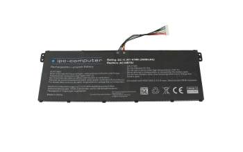 IPC-Computer battery 11.4V (Type AC14B18J) compatible to Acer KT00303016 with 41Wh