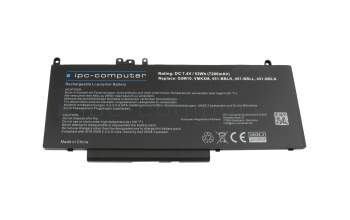 IPC-Computer battery 53Wh suitable for Dell Latitude 12 (E5250)