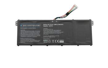 IPC-Computer battery AC14B8K (15.2V / 2100mAh) compatible to Acer KT.0040G.002 with 32Wh