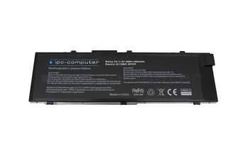 IPC-Computer battery compatible to Dell 0MFKVP with 80Wh