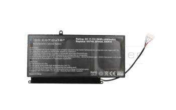 IPC-Computer battery compatible to Dell DXR10 with 50Wh