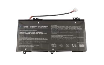 IPC-Computer battery compatible to HP 849568-431 with 39Wh