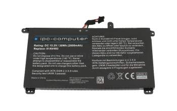 IPC-Computer battery compatible to Lenovo 00UR891 with 30Wh