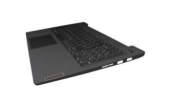 KT01-19B7BK01GRRA000 original Lenovo keyboard incl. topcase DE (german) black/grey with backlight