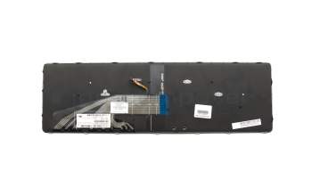 Keyboard DE (german) black/black matte with backlight original suitable for HP ProBook 450 G3