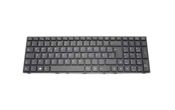 Keyboard DE (german) black/black matte with backlight original suitable for Schenker Slim 15-M19