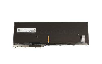 Keyboard DE (german) black/grey with backlight original suitable for Fujitsu LifeBook U7510