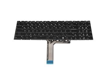 Keyboard DE (german) black original suitable for MSI GE75 Raider 9SE/9SF/9SG (MS-17E2)