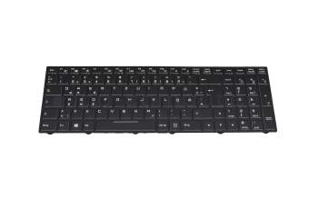 Keyboard DE (german) black with backlight (N85) original suitable for Gaming Guru Ice wide (NB60TJ1)