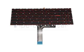 Keyboard DE (german) black with backlight original suitable for MSI GL65 Leopard 9SDR/10SER/10SFR (MS-16U7)