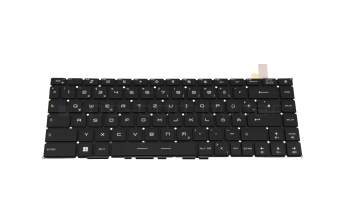 Keyboard DE (german) black with backlight original suitable for MSI GS66 Stealth 12UE/12UGS (MS-16V5)