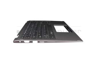 Keyboard incl. topcase CH (swiss) black/grey original suitable for Acer Spin 1 (SP111-34N)