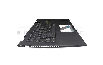 Keyboard incl. topcase DE (german) black/black original suitable for Asus VivoBook Flip 14 TM420IA