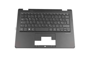 Keyboard incl. topcase DE (german) black/black original suitable for Emdoor NT16H