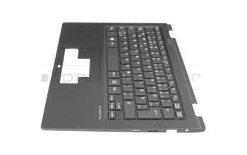 Keyboard incl. topcase DE (german) black/black original suitable for Emdoor NT16H