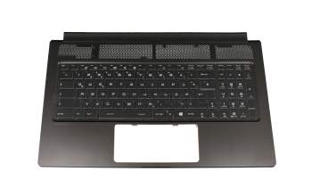 Keyboard incl. topcase DE (german) black/black original suitable for MSI GS75 Stealth 8SD/8SE/8SF/8SG (MS-17G1)