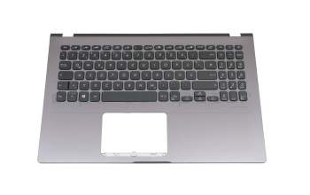 Keyboard incl. topcase DE (german) black/grey original suitable for Asus VivoBook 15 F509UA