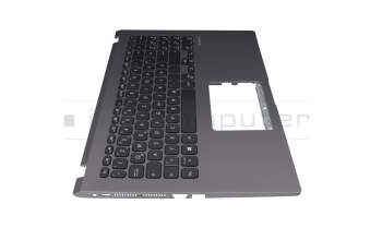 Keyboard incl. topcase DE (german) black/grey original suitable for Asus VivoBook 15 F509UA