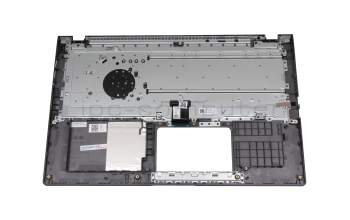 Keyboard incl. topcase DE (german) black/grey with backlight original suitable for Asus VivoBook 15 X509JA