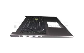 Keyboard incl. topcase DE (german) black/grey with backlight original suitable for Asus VivoBook 15 X521FL