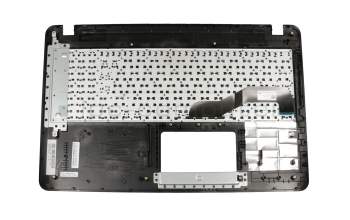 Keyboard incl. topcase DE (german) black/silver for ODD slots original suitable for Asus VivoBook X543UA