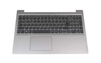 Keyboard incl. topcase DE (german) grey/silver original suitable for Lenovo IdeaPad S145-15API (81UT)