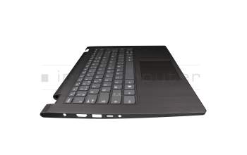 Keyboard incl. topcase FR (french) grey/grey original suitable for Lenovo Yoga 530-14ARR (81H9)