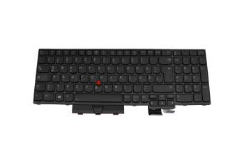 L15BL-106D0 original Lenovo keyboard DE (german) black/black with backlight and mouse-stick