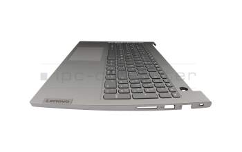 L1CZ0C900E1 original Lenovo keyboard incl. topcase DE (german) grey/grey with backlight