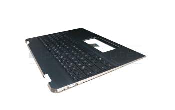 L38265-041 original HP keyboard incl. topcase DE (german) black/blue with backlight