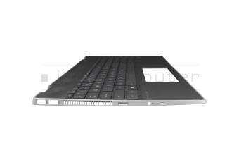 L46811-BG1 original HP keyboard incl. topcase CH (swiss) black/black with backlight