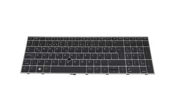 L97967-141 original HP keyboard TR (turkish) black/grey with backlight and mouse-stick