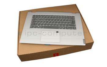 LCM16H36D0-686 original Lenovo keyboard incl. topcase DE (german) grey/silver