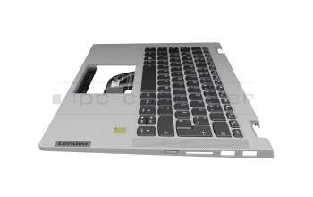 LCM19J16D0JS original Lenovo keyboard incl. topcase DE (german) dark grey/grey with backlight